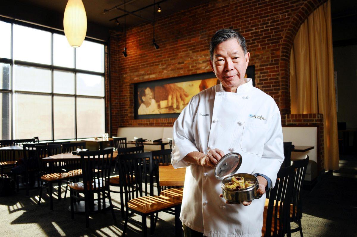 Vietnamese Chef David Mao show off his open top pork and shrimp Sui Mai dumplings, an item off the lunch menu. "I like good food, so I like to cook," Mao said. "I've been cooking since I was young. Cooking is like an art, so you have to be creative." Photo by Luis Zapata