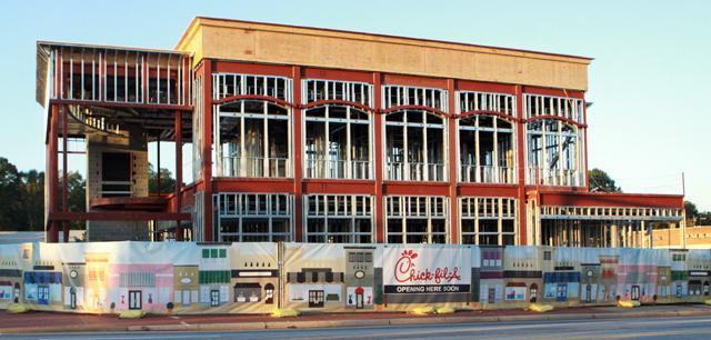 A new two-story Chick-fil-A will be opening in the Spring of 2012 at Cameron Village
