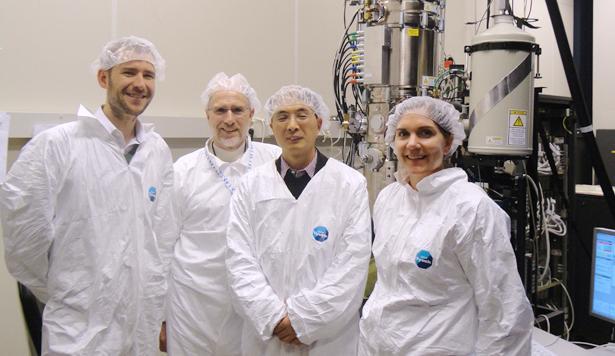 The team gathers to work on a new machinet with potential to increase regional research.