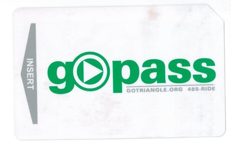 A student's GoPass helps then travel around the Triangle.