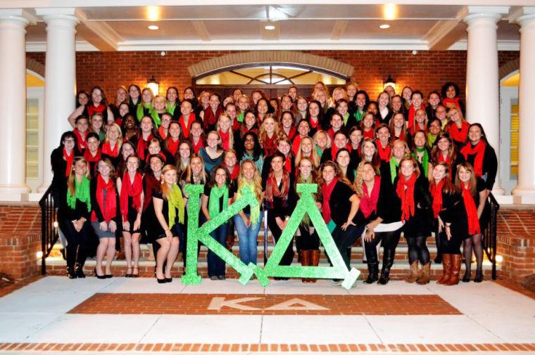 The new Kappa Delta house, part of large construction project in Greek Village.&#160;