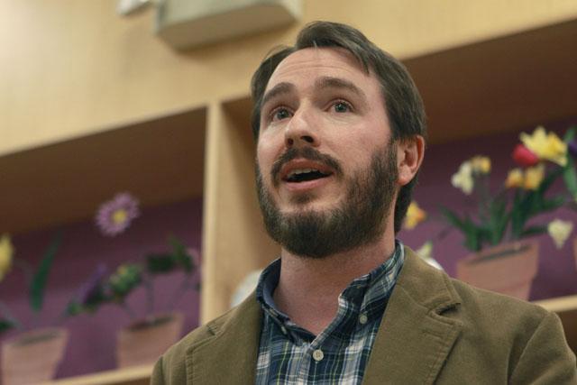 North Carolina native Wiley Cash reads a selection from his book Tuesday evening at Cameron Village Regional Libray. Photo by Patrick Whaley.