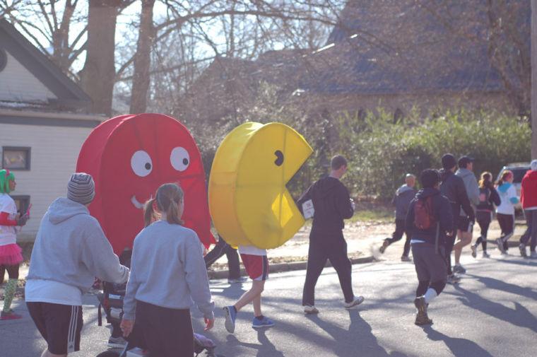 The 9th annual running of the Krispy Kreme Challenge took place Saturday, Feb. 9, 2013. All proceeds go to benefit the North Carolina Children's Hospital.