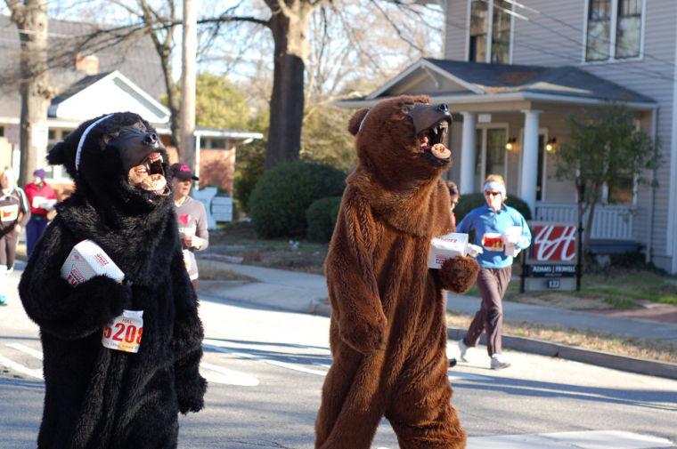 The 9th annual running of the Krispy Kreme Challenge took place Saturday, Feb. 9, 2013. All proceeds go to benefit the North Carolina Children's Hospital.