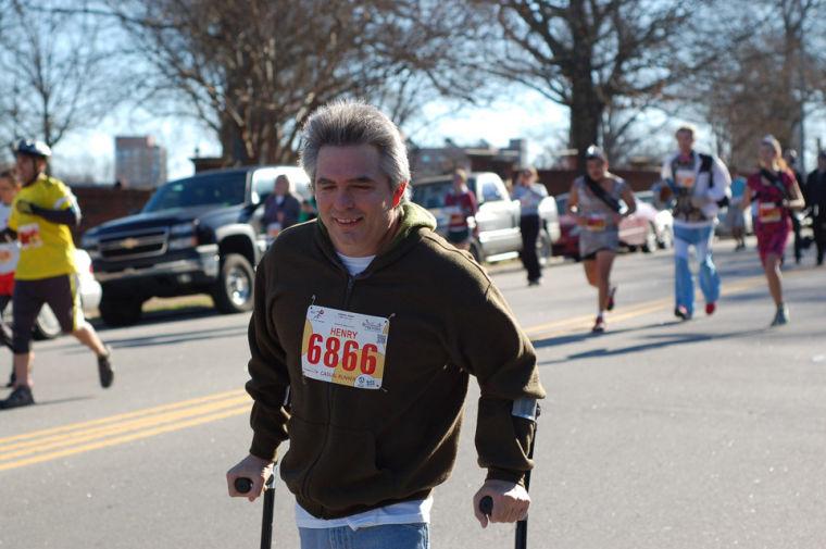 The 9th annual running of the Krispy Kreme Challenge took place Saturday, Feb. 9, 2013. All proceeds go to benefit the North Carolina Children's Hospital.