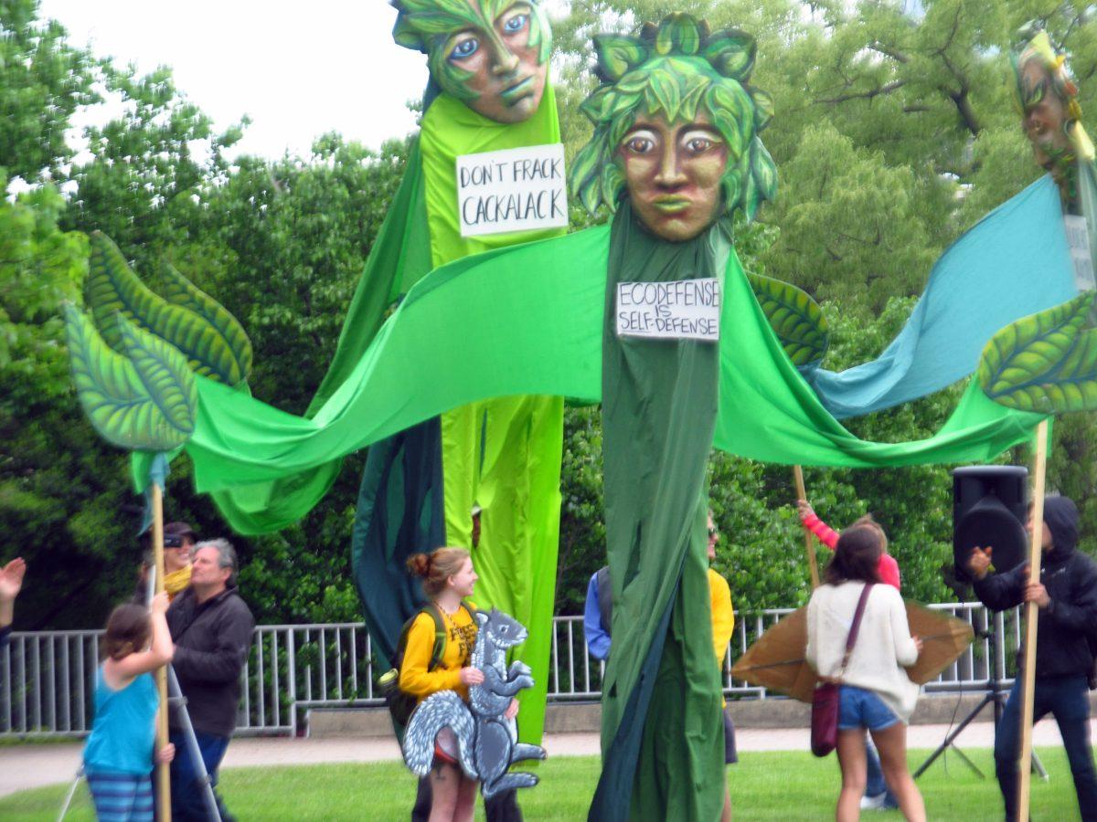 Environmental activists from across North Carolina gathered in Fairfax Mall on Sunday for the Climate Convergence on Raleigh to call for forceful conservation in the state.