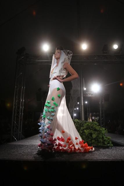 The N.C. State fashion show Art 2 Wear took place in the Court of North Carolina Thursday, April 25, 2013.