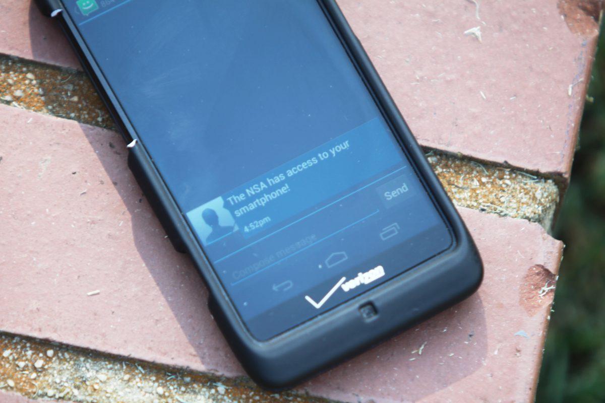 The NSA has access to the data sent and received from your smartphone. September 11, 2013 Photo by: Sean Pruszkowski