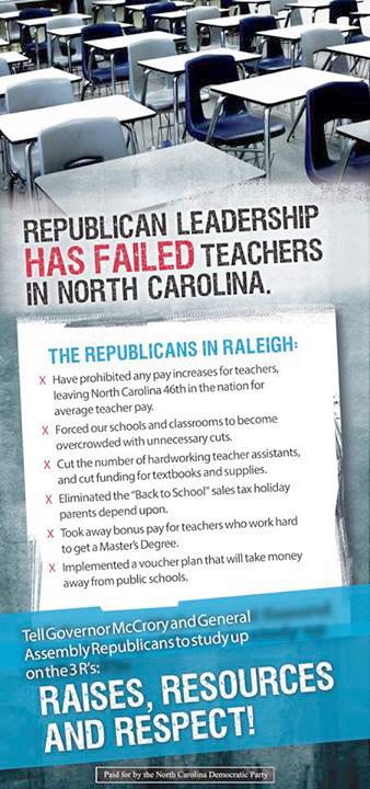 Democrats run ads criticizing cuts to N.C. public education