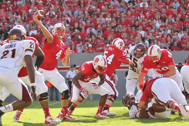 N.C. State defeats Central Michigan 48-14 in Carter-Finley Stadium Saturday, Sept. 28, 2013.