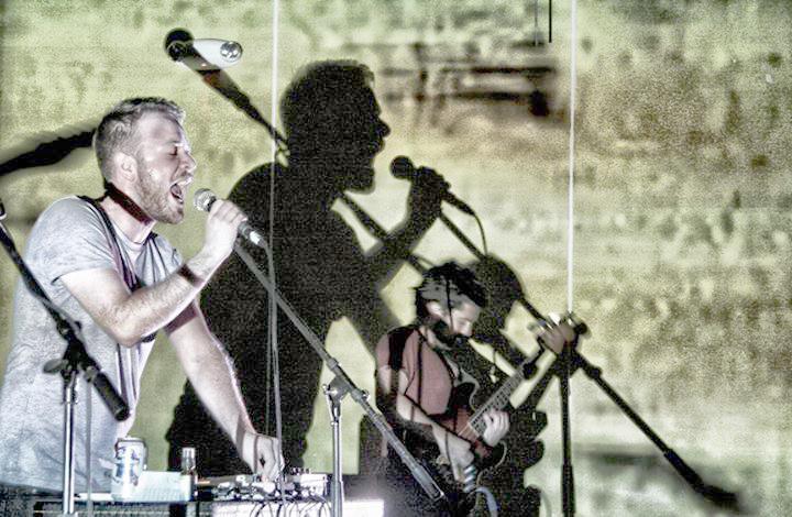Oulipo&#8217;s Ryan Trauley (left) and Frank Meadows (right) perform at Kings Barcade in Raleigh. The performance at Kings was the band&#8217;s homecoming stop of the its 2013 summer tour.