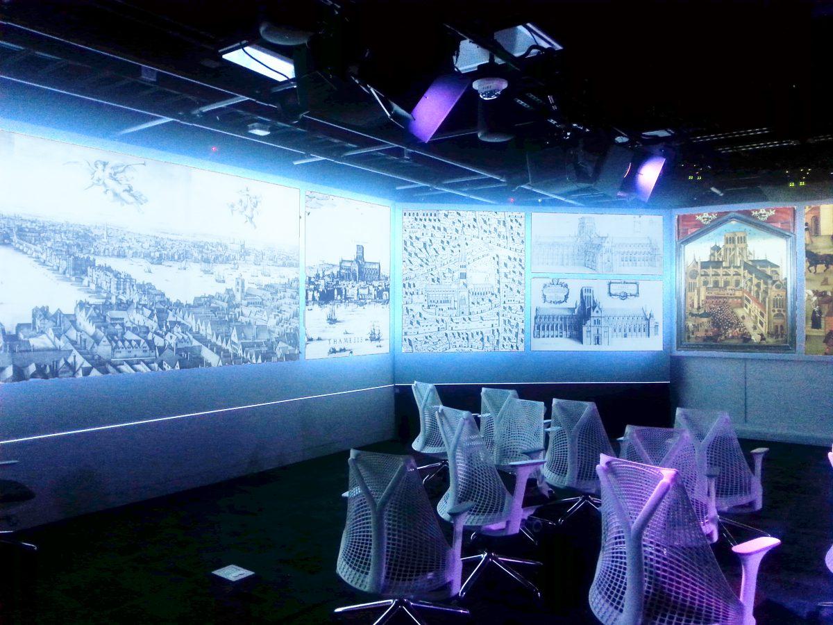 N.C. State professors use high-definition projectors and 21 surround-sound speakers to visually recreate a historic location.