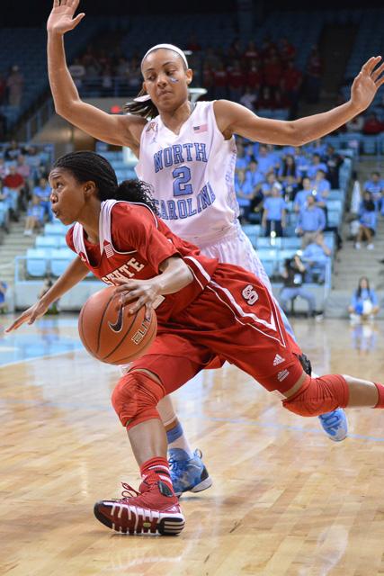 N.C. State falls to North Carolina 79-70 on the road in Chapel Hill Thursday, Jan. 9, 2014. This is their first conference loss and only their second loss on the season. Photo by John Joyner.