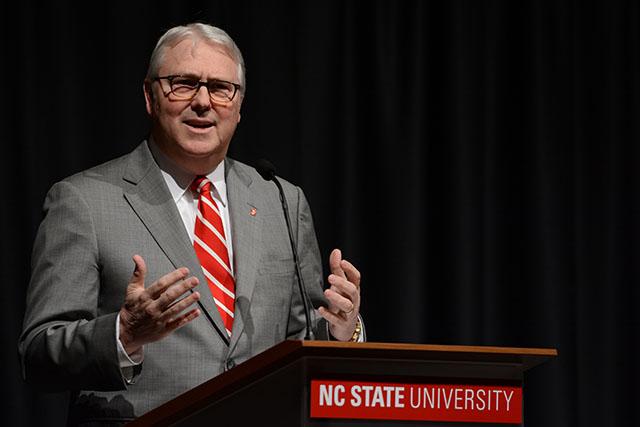 Chancellor discusses the future of N.C. State