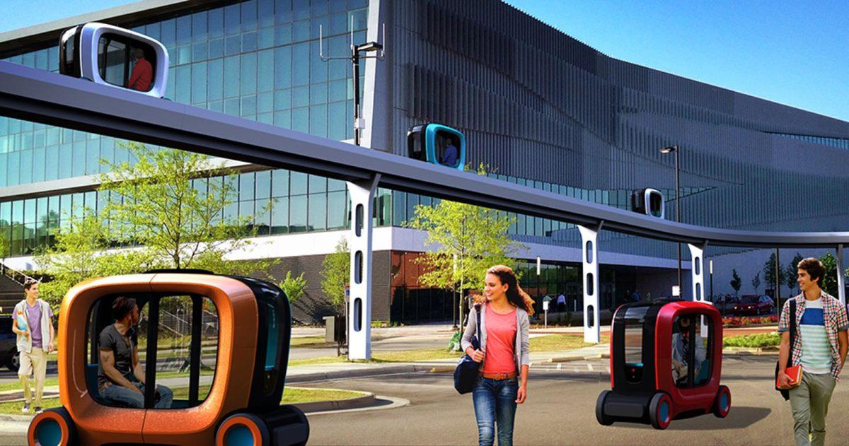 NC State professors Marshall Brain and Seth Hollar have created a plan for a new futuristic transit system that would connect main and Centennial campuses. The plan calls for a low-cost, high efficiency monorail system similar to that from the famous cartoon The Jetsons.