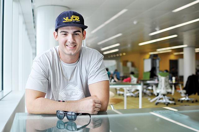 Kyle May, sophomore in business administration, is co-founder of Vybe, a sunglass company that offers fully customizable sunglasses with interchangable parts. The company is taking off since its inception in 2012. Recently the Vybe team has auditioned for the TV show Shark Tank and attended a business conference in Las Vegas.