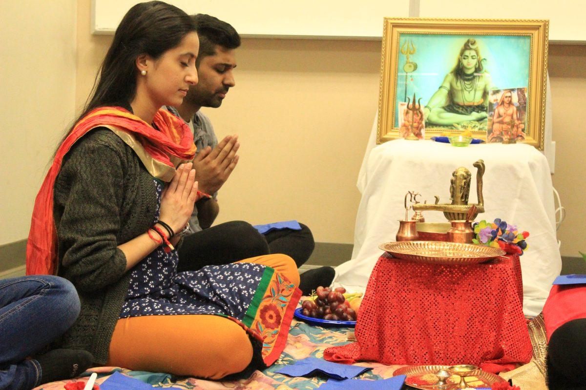 The members of NCSU Hindu Students Association celeberated "Mahashivratri" Sunday evening, Feb. 22, 2015 in Withers Hall. Maha Shivaratri is a Hindu festival celebrated annually in reverence of the god Shiva.