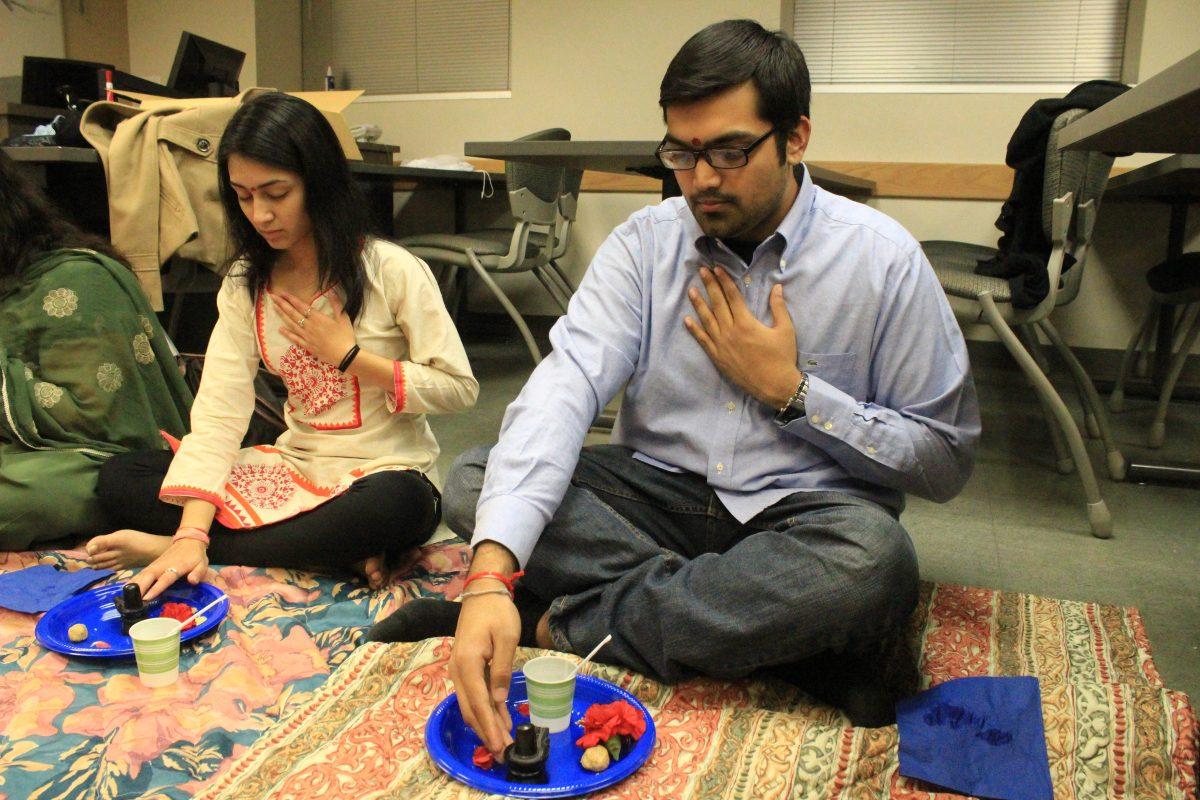 The members of NCSU Hindu Students Association celeberated "Mahashivratri" Sunday evening, Feb. 22, 2015 in Withers Hall. Maha Shivaratri is a Hindu festival celebrated annually in reverence of the god Shiva.