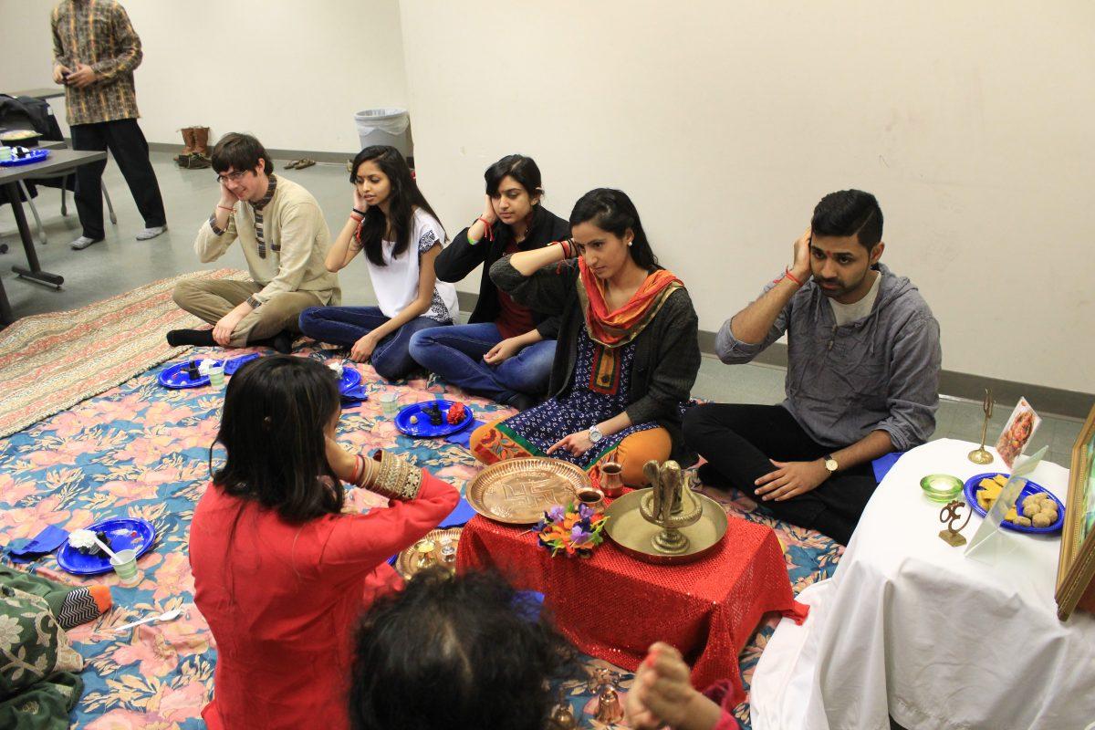 The members of NCSU Hindu Students Association celeberated "Mahashivratri" Sunday evening, Feb. 22, 2015 in Withers Hall. Maha Shivaratri is a Hindu festival celebrated annually in reverence of the god Shiva.