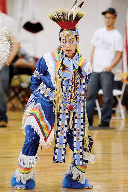 A member of an Native America tribe won the Switch Dance competition at the 25 anniversary NC State Pow-Wow in Carmichael on Mar. 21. Switch Dance is dance competition in which competitors dance in the other sexes traditional garb and style.