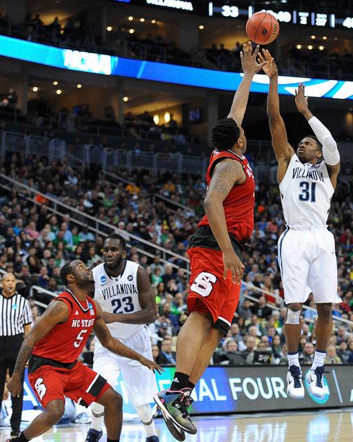 N.C. State defeats 1 seed Villanova in the third round of the NCAA Men's Basketball Tournament in Pittsburgh, PA Saturday, Mar. 21, 2015. The Wolfpack will face the winner of Louisville vs Northern Iowa in their Sweet Sixteen matchup in Syracuse, NY.