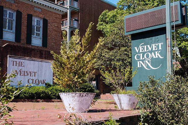 The Velvet Cloak Inn, located next to the YMCA on Hillsborough Street, is an old closed-down hotel that is now in plans to be converted into student housing. The Velvet Cloak Inn was last inhabited by residents in November 2014.