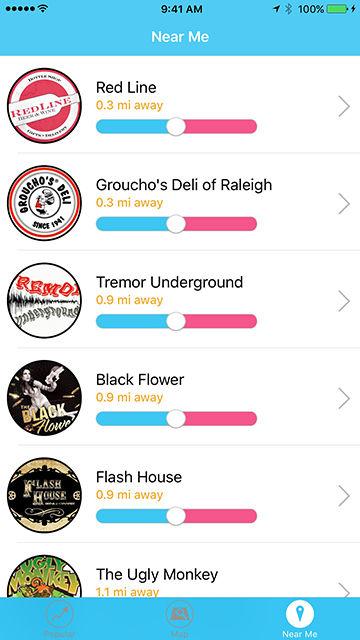 Bar app reveals which fish are in the sea