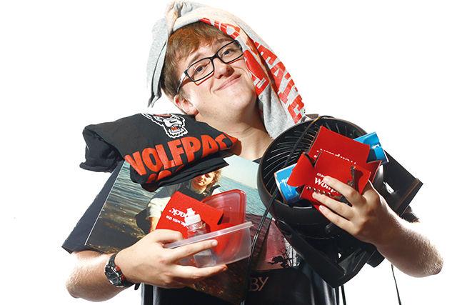 Be like this naive freshman and come prepared to college! Remember to pack all of the bare necessities including 12 NC State shirts purchased at the Book Store.