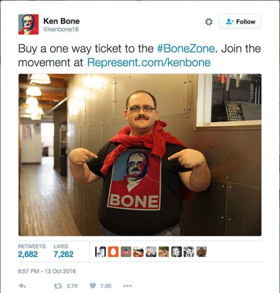 Ken Bone, a participant at the second presidential election became an internet sensation following his appearance on national TV. His red sweatshirt, Midwestern accent and name propelled him to instant fame and Bone capitalized on his fame, selling T-shirts and signing a deal with Uber Select. However, Bone’s fame was short lived when it was revealed he had commented on leaked nudes of actor Jennifer Lawrence. 