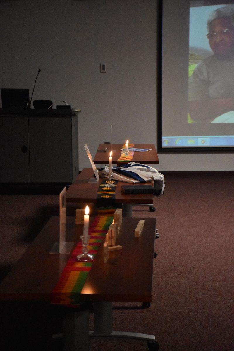 The reflection room helped visitors digest some of the information that they had just received about african-americans that have lost their lives because of their beliefs. On Feb. 18, 2017, the African-American Cultural Center hosted Blacks in Wax, a live wax museum that featured over 22 figures that had made a significant impact on history.