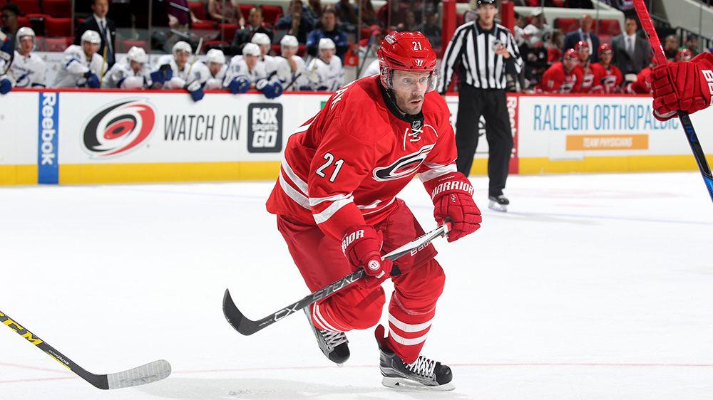 Forward Lee Stempniak is the player the Hurricanes are most likely to lose in the upcoming expansion draft.