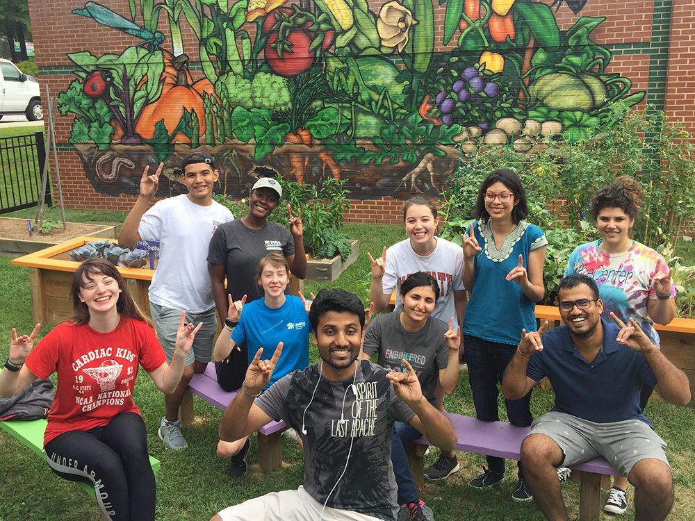 Mystery Service Saturdays are a chance for students to engage with their community through volunteer work. Students sign up to spend a day volunteering, and they are taken on &#8220;mystery&#8221; volunteer trip to a service location in North Carolina.