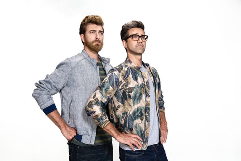 Rhett & Link: Questions, answers and a whole lot of bricks