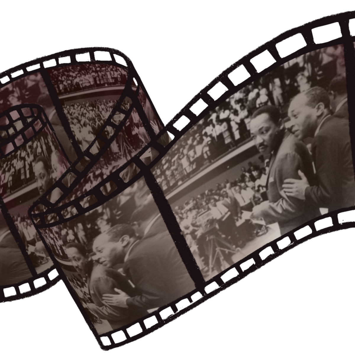 Recovered footage shows Martin Luther King Jr. speaking at Reynolds Coliseum