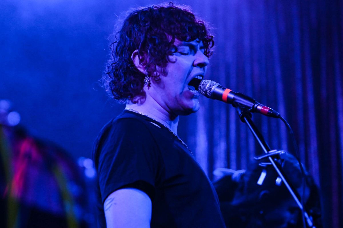 TJ Freda, performs with GIFT at Kings on Saturday, May 25, 2024. GIFT opened for the band, Sunflower Bean, at the venue located in the heart of Raleigh.