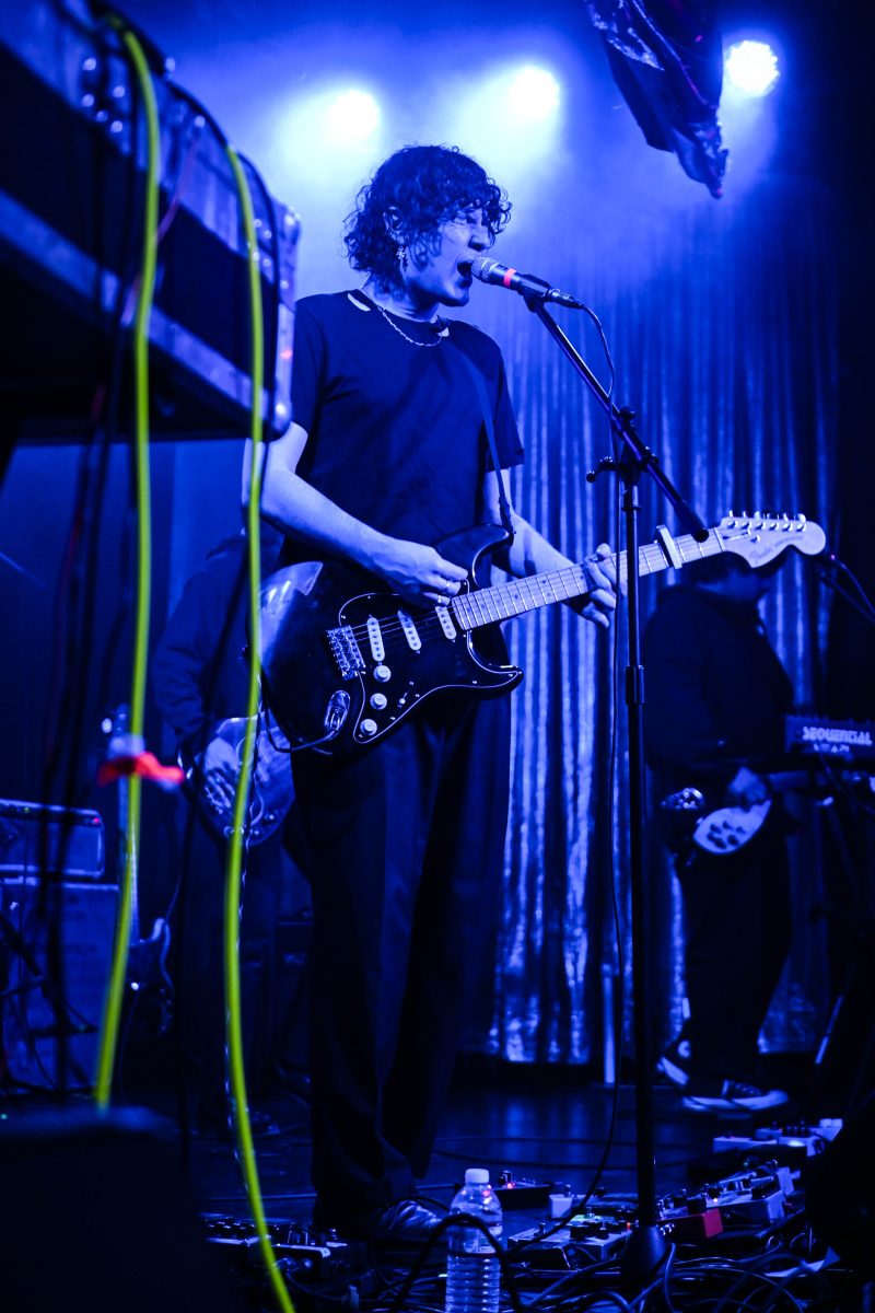 TJ Freda, performs with GIFT at Kings on Saturday, May 25, 2024. GIFT opened for the band, Sunflower Bean, at the venue located in the heart of Raleigh.