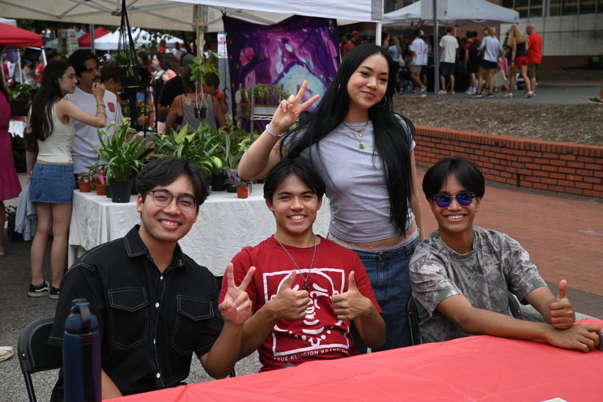 The Filipino American Student Association, tabling at Packapalooza on Saturday, August 23, 2025. Packapalooza caps off this years Wolfpack Welcome Week.