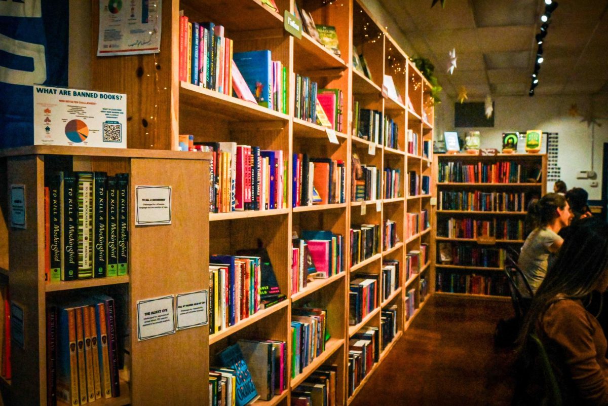 Blackbird Books and Coffee has a wide array of books to choose from, including banned books. The shop promotes a message of support and inclusion to all. 