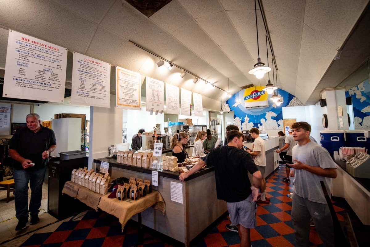 The inside of Cup A Joe Mission Valley on Saturday, Sept. 27, 2025. After a three year closure, the store reopened on Aug. 11, 2025.