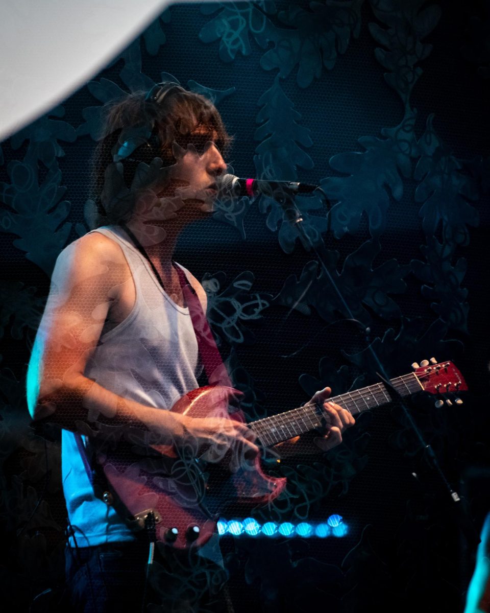 Vocalist Cameron Winter of the band Geese plays during day two of Hopscotch Festival on Friday, Sept. 5, 2025. Hopscotch is annual music festival in Raleigh, NC known for its diverse genres and urban setting