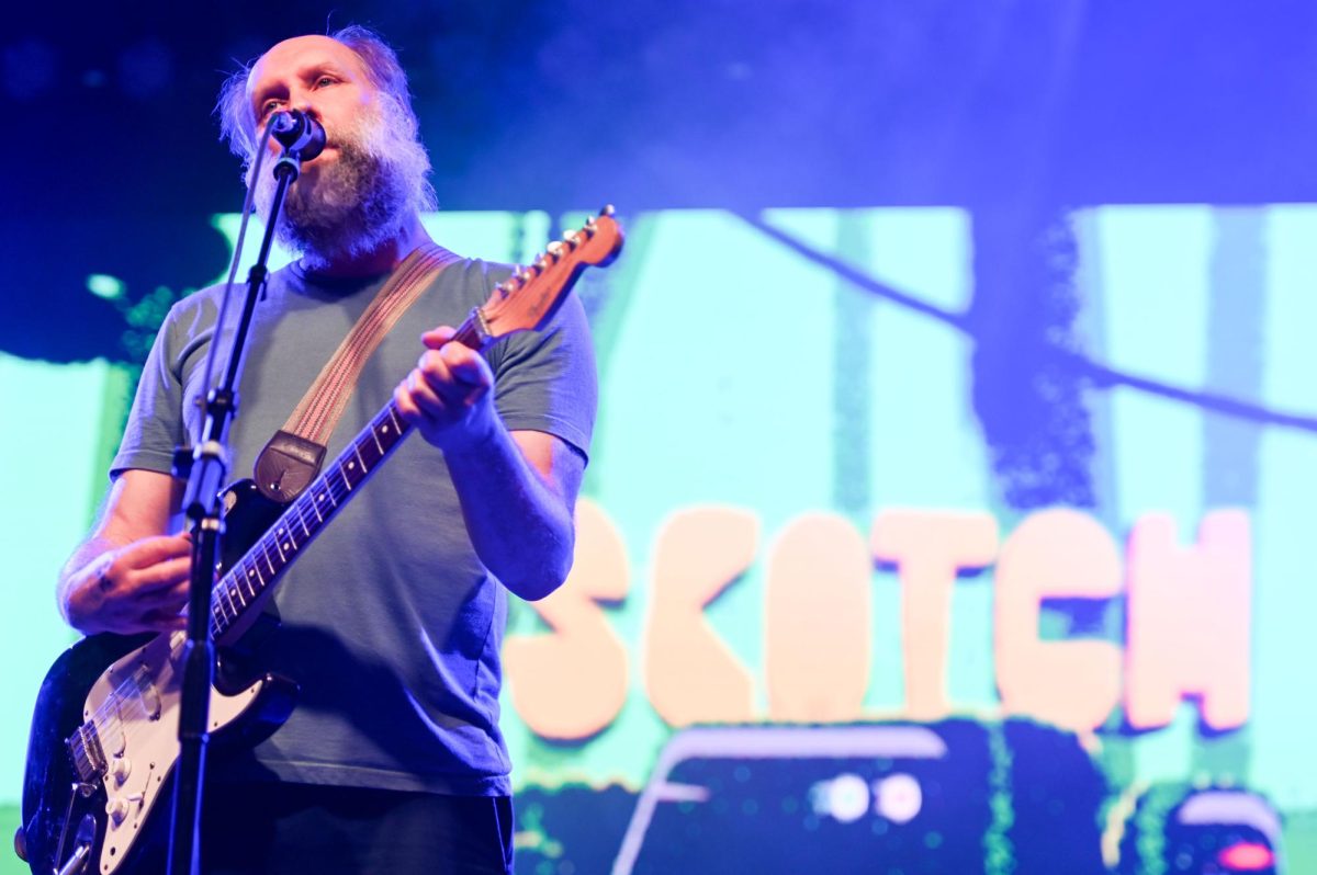 Doug Martsch, lead vocalist and guitarist of Built to Spill, performs at Moore Square in downtown Raleigh during day one of Hopscotch music festival at City Plaza in downtown Raleigh on Friday, Sept. 5, 2025. Built to Spill is a American indie rock band formed in Idaho in 1992.