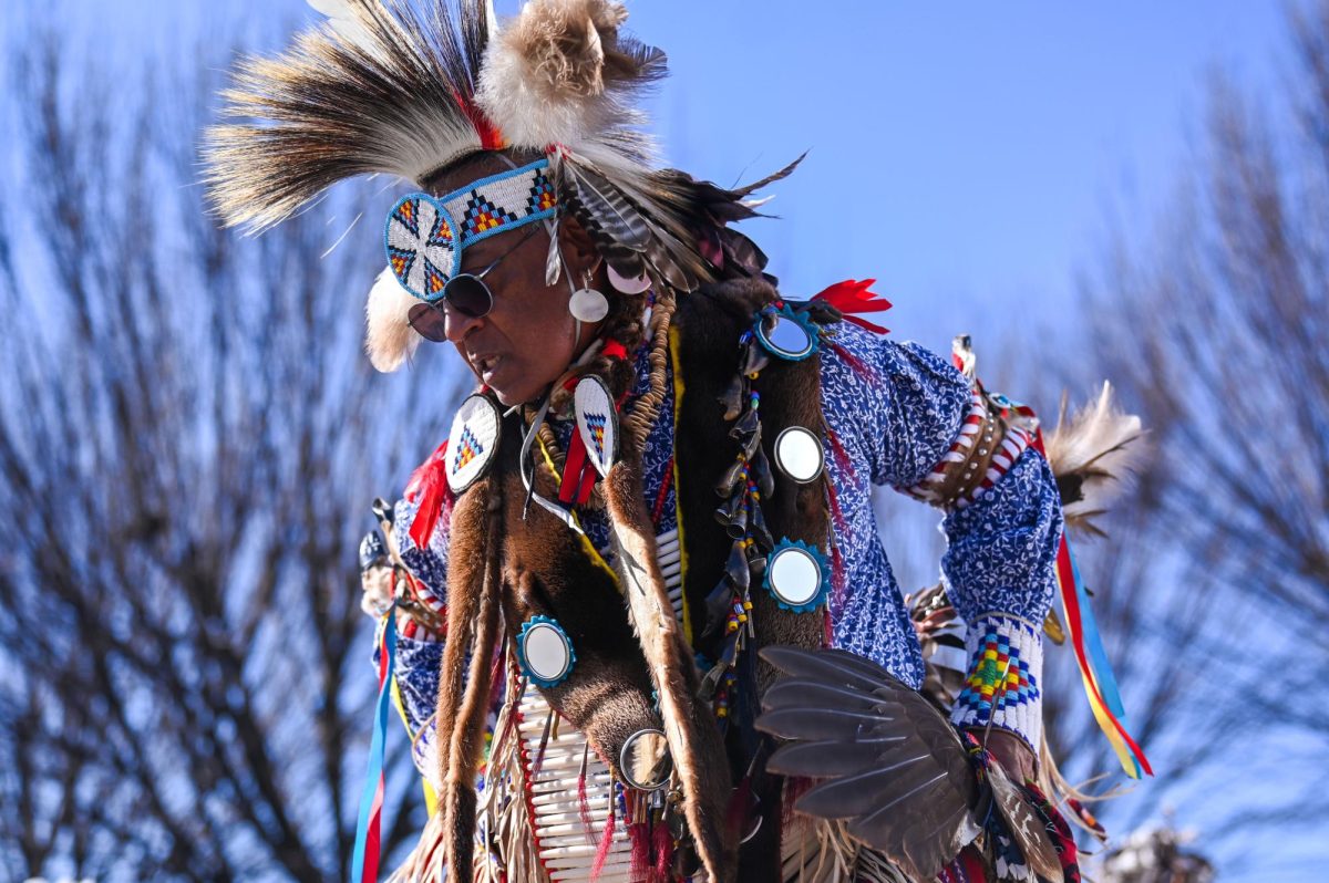 Douglas Logan, a member of the Haliwa Saponi tribe, dances during the 30th Annual American Indian Heritage Celebration at the North Carolina Museum of Art on Saturday, Nov. 22, 2025. Members of North Carolinian tribes performed a variety of dances.