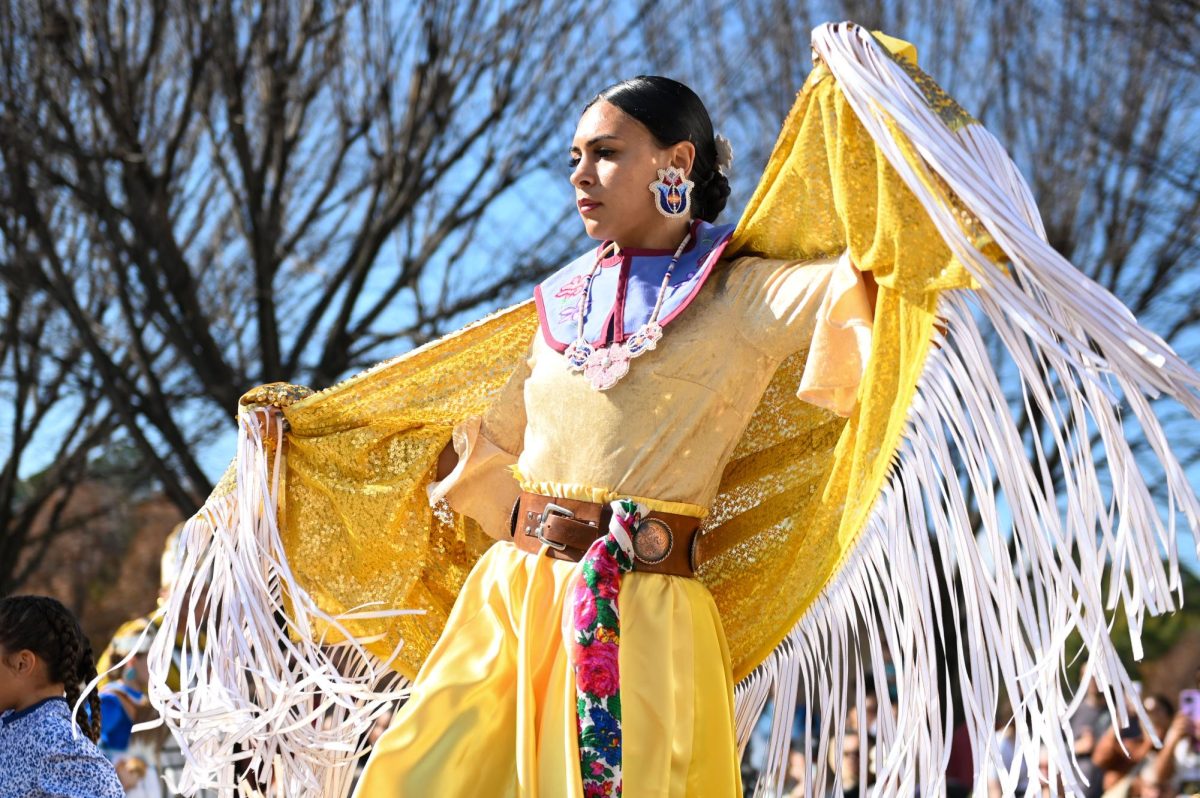 Chelsea Graham dances in her regalia during the 30th Annual American Indian Heritage Celebration at the North Carolina Museum of Art on Saturday, Nov. 22, 2025. The event had various vendors, performers and presentations. 