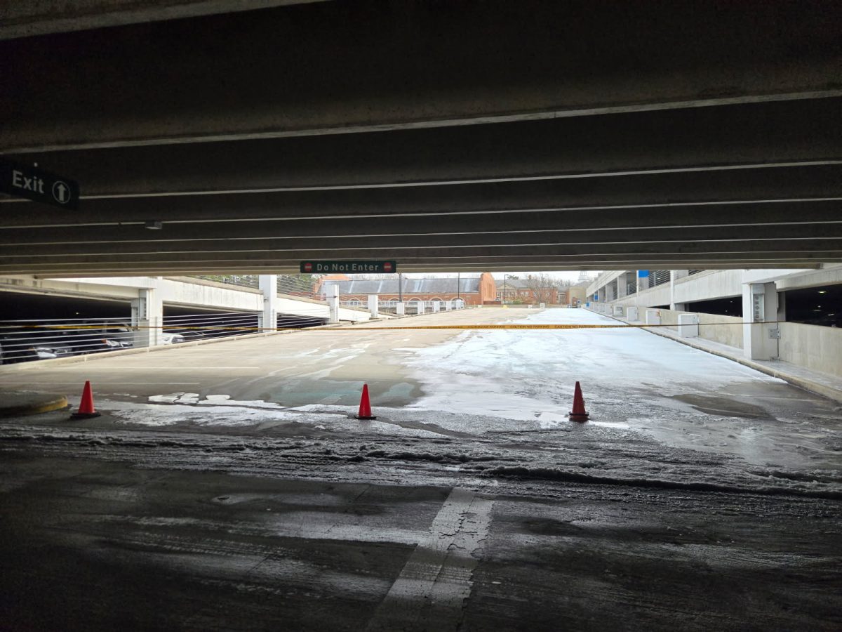 Student parking concerns freeze over as parking availability decreases due to ice, freezing temperatures