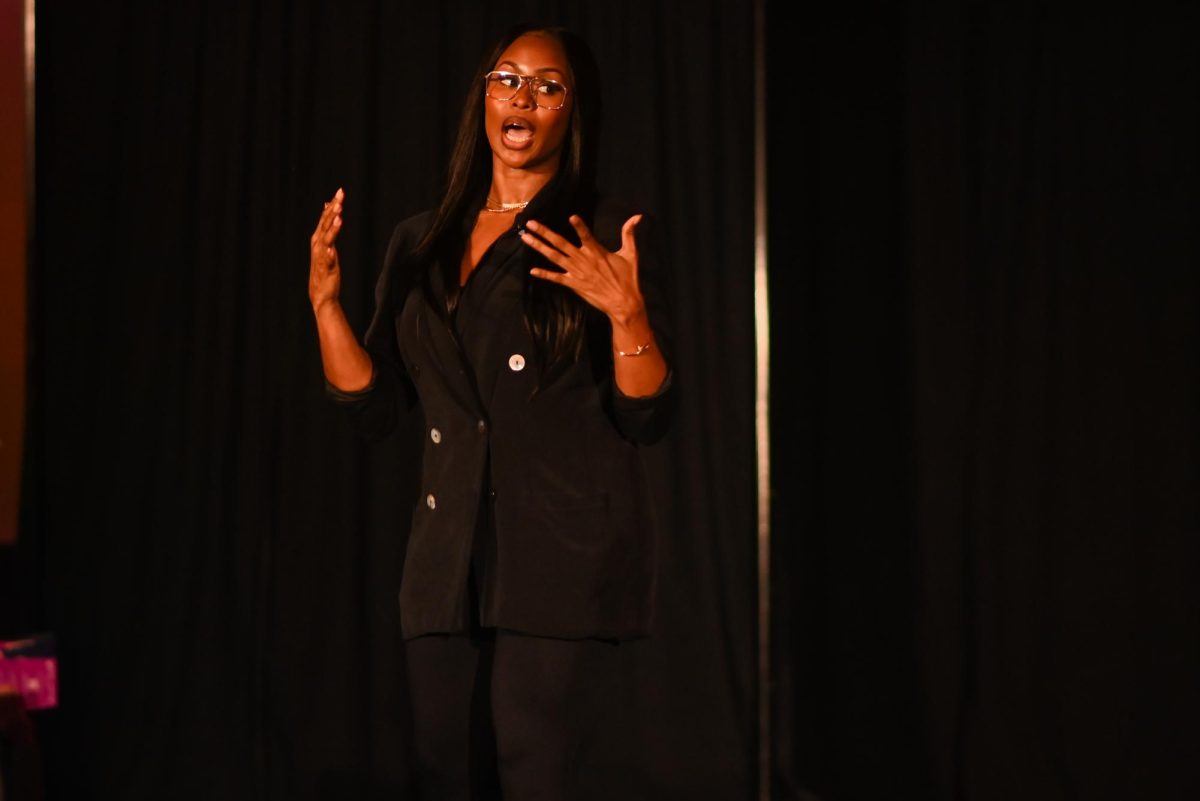 Jessica Couch, a fashion technology strategist, hosts the African American Textile Society Fashion Exposé at Talley State Ballroom on Monday, April. 20, 2026. This was the African American Textile Society 28th Annual Fashion Exposé focusing on culture and Heritage. 