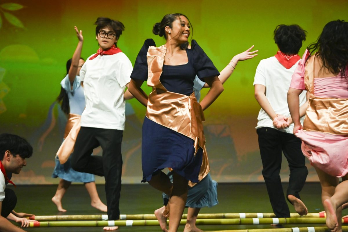 Members of the Filipino American Student Association and Kabayan Dance Crew dance at Asia Night, hosted by the ASA at Stewart Theater on Tuesday, March 31, 2026. Asia Night is an annual celebration of Asian culture, featuring dance performances from China, the Philippines, and India, as well as live music and a fashion showcase.