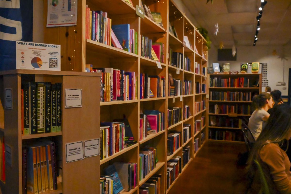 Blackbird Books and Coffee has a wide array of books to choose from, including banned books. The shop promotes a message of support and inclusion to all. 