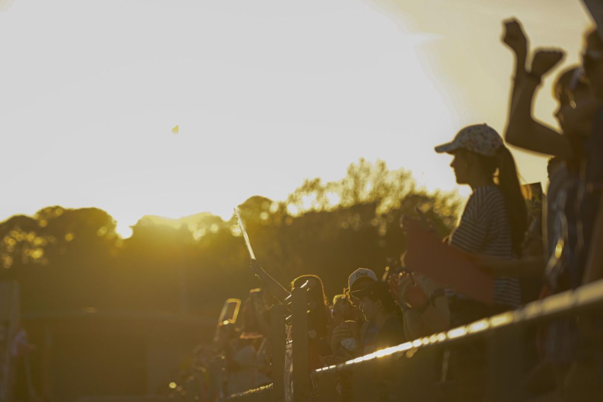The crowd at sunset during the game versus the Portland Thorns at the WakeMed Soccer Park on Saturday, April. 4, 2026. The NC Courage drew the Portland Thorns 2-2.