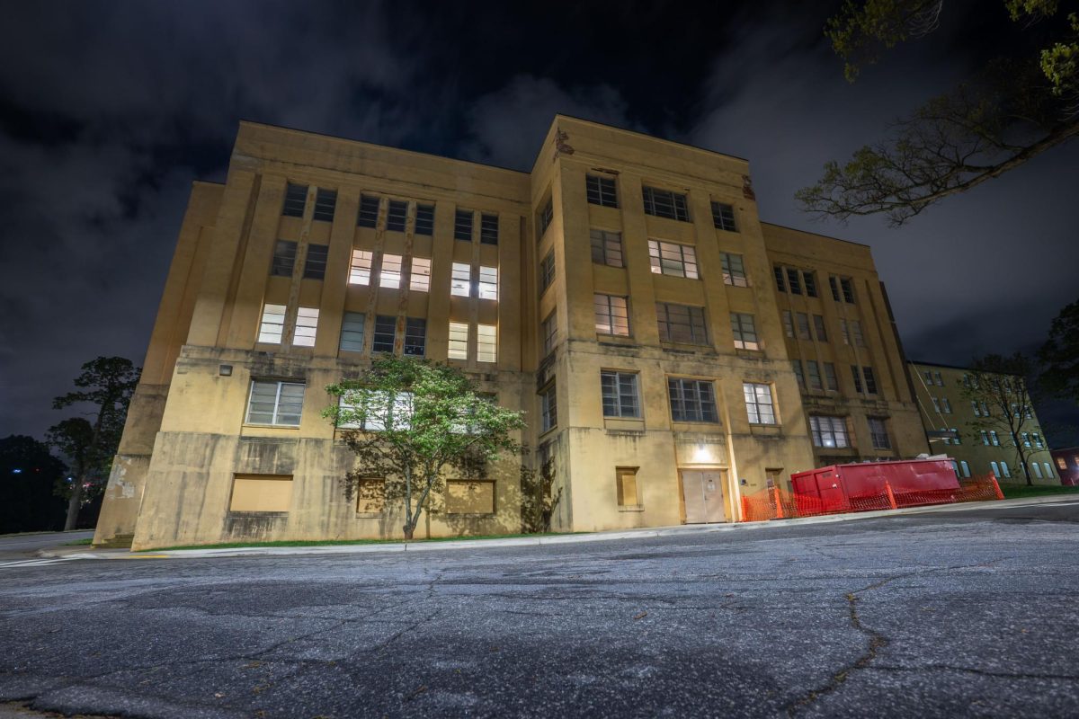 The Dorothea Dix Hospital stands as the night passes on April 5, 2026. The Dorothea Dix Hospital officially closed in 2012.