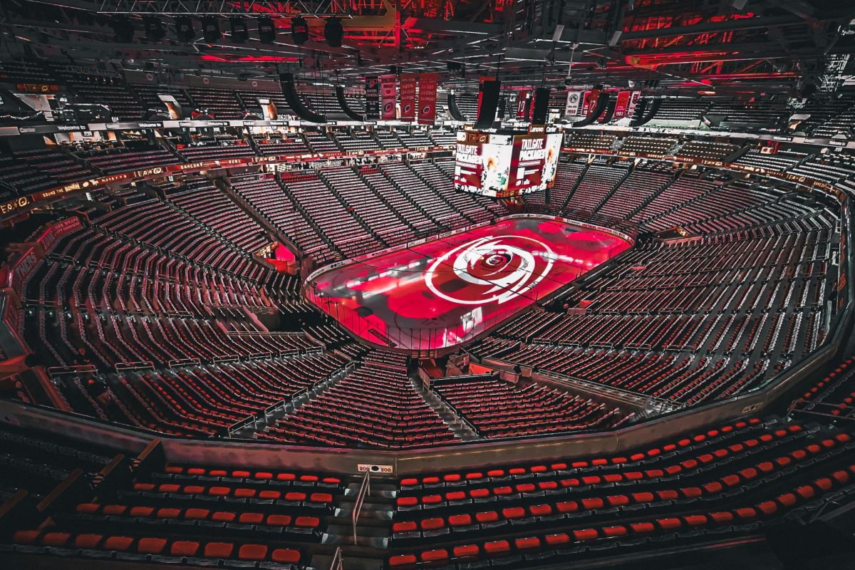 Lenovo Center before Game One of Round Two in the Eastern Conference Playoffs against the Philadelphia Flyers at the Lenovo Center on Saturday, May. 2, 2026.  The Hurricanes defeated the Flyers 3-0.